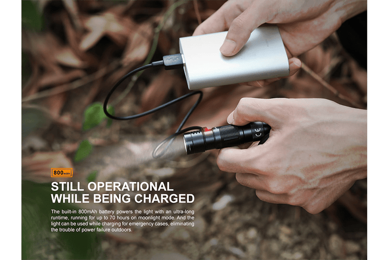 Load image into Gallery viewer, Fenix E09R Rechargeable High-Output Flashlight - 600 Lumens