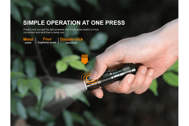 Load image into Gallery viewer, Fenix E09R Rechargeable High-Output Flashlight - 600 Lumens