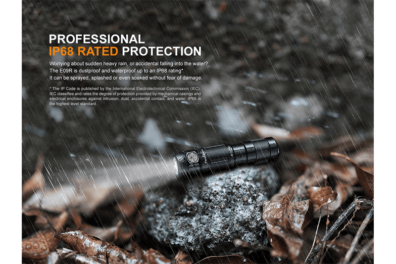 Load image into Gallery viewer, Fenix E09R Rechargeable High-Output Flashlight - 600 Lumens