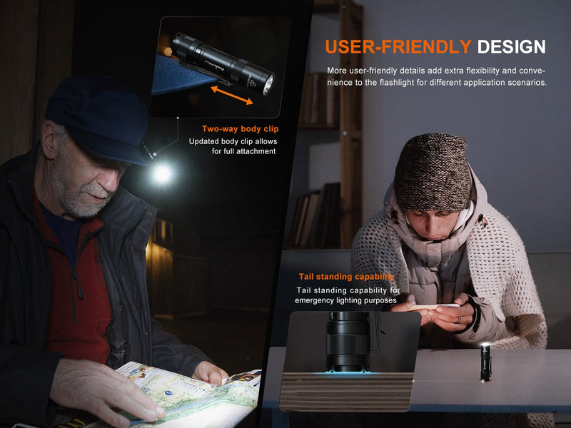 Load image into Gallery viewer, Fenix E12 V3 Pocket EDC AA Flashlight