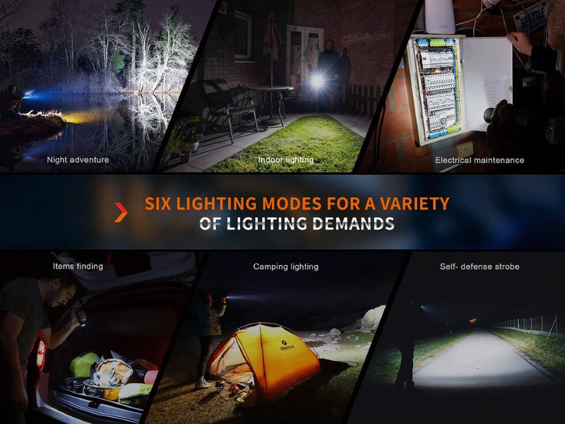 Load image into Gallery viewer, Fenix E35R High-Performance Rechargeable LED Flashlight