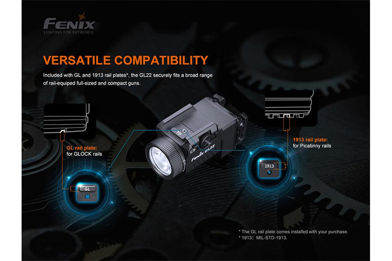 Load image into Gallery viewer, Fenix GL22 Tactical LED Light with Red Laser