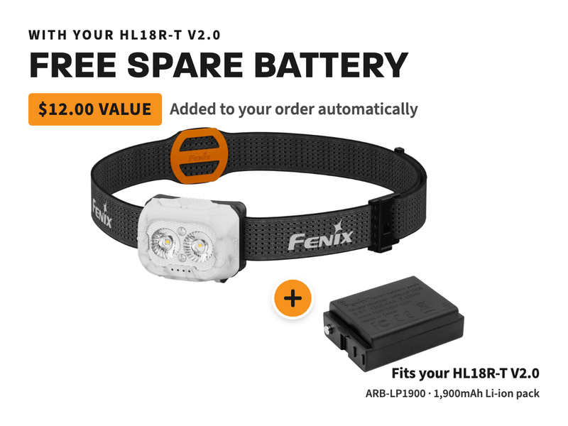 Load image into Gallery viewer, Fenix HL18R-T V2 Lightweight Trail Running Headlamp