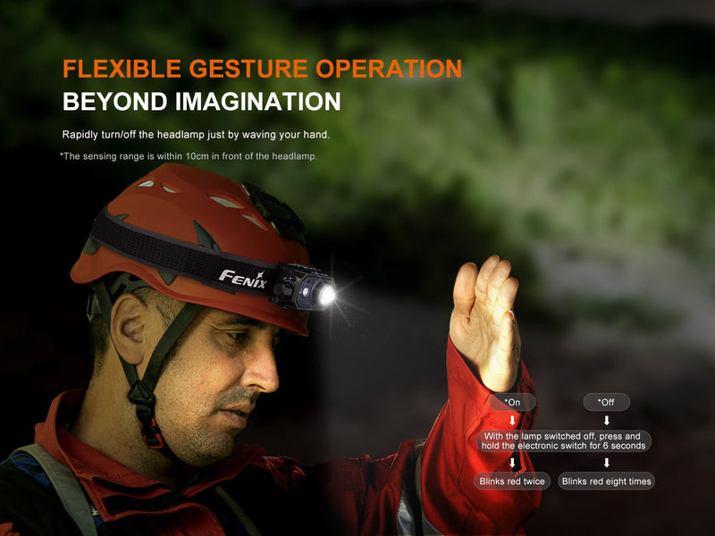 Load image into Gallery viewer, Fenix HL45R Rechargeable Focusing Gesture-Sensing Headlamp