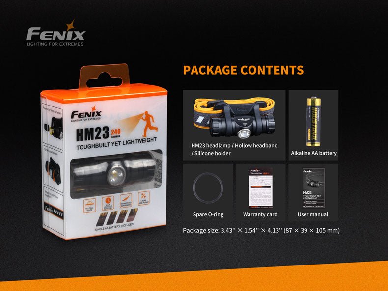 Load image into Gallery viewer, Fenix HM23 Compact Hiking and Running Headlamp - Discontinued
