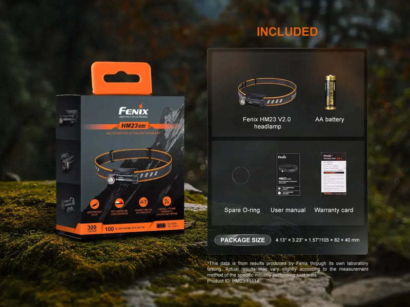 Load image into Gallery viewer, Fenix HM23 V2.0 Lightweight Detachable AA Headlamp