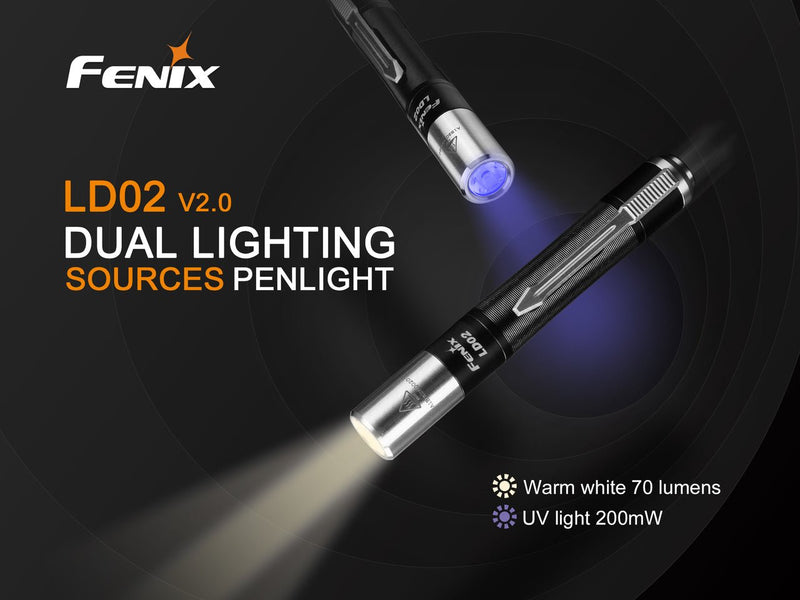 Load image into Gallery viewer, Fenix LD02 V2.0 EDC LED Penlight with UV Lighting