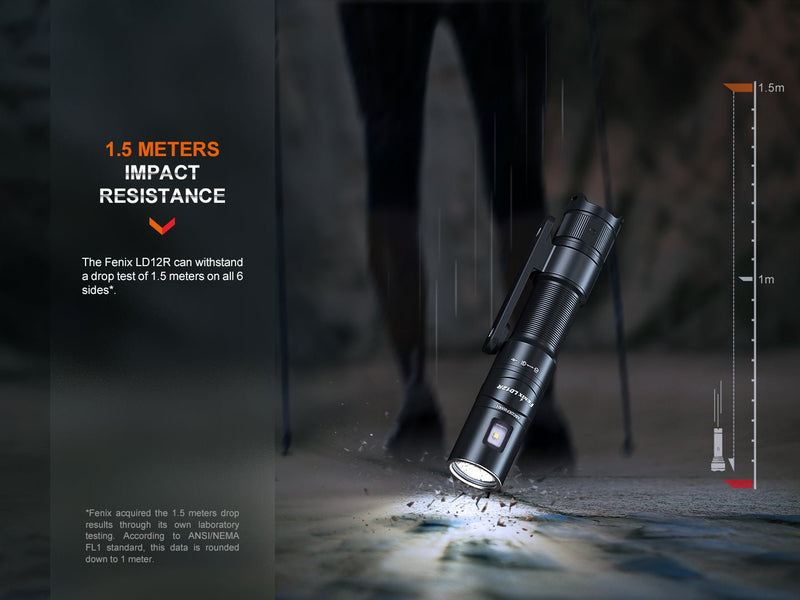 Load image into Gallery viewer, Fenix LD12R Dual Light Flashlight - 600 Lumens