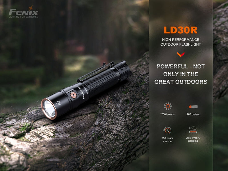 Load image into Gallery viewer, Fenix LD30R High-Performance Lightweight Flashlight