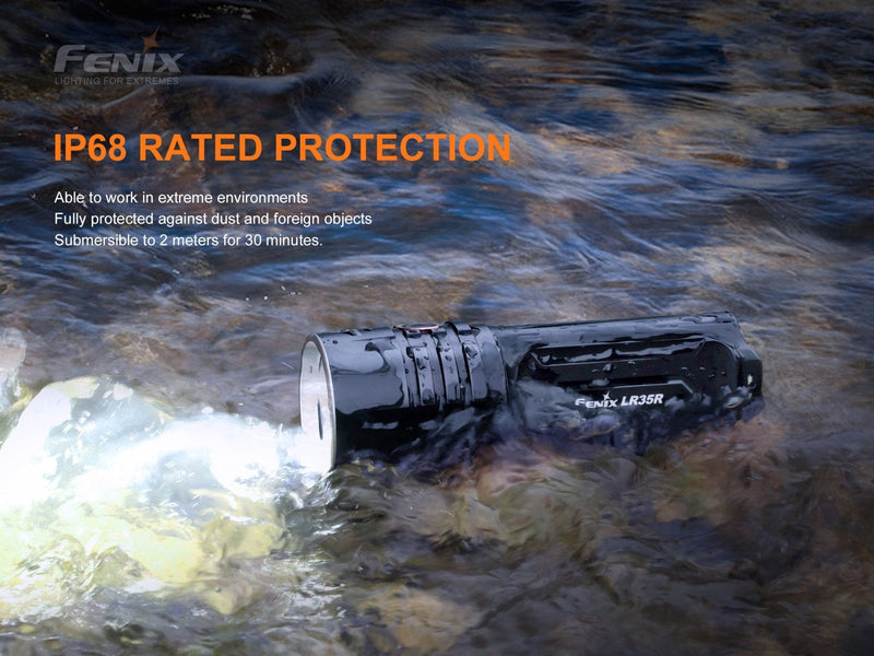 Load image into Gallery viewer, Fenix LR35R Rechargeable LED Flashlight - 10,000 Lumens