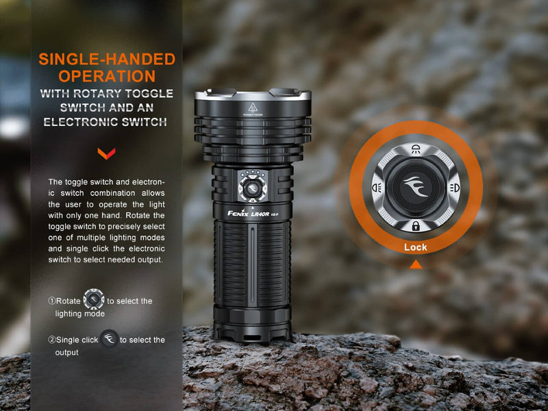 Load image into Gallery viewer, Fenix LR40R V2.0 Rechargeable LED Searchlight