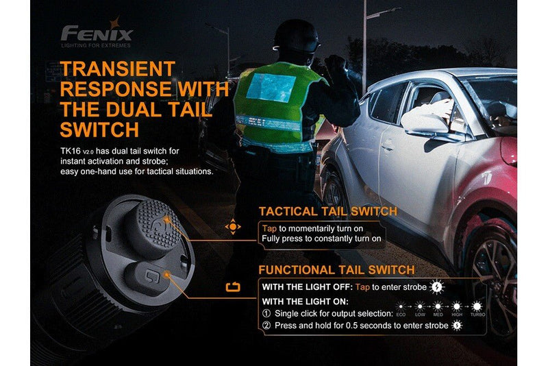 Load image into Gallery viewer, Fenix TK16 V2.0 Tactical Flashlight - 3100 Lumens