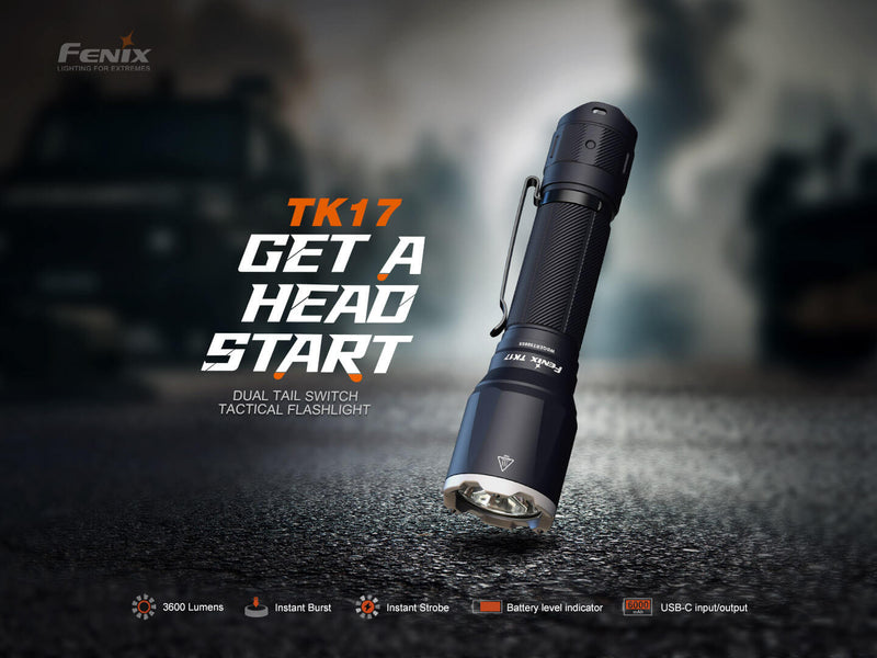 Load image into Gallery viewer, Fenix TK17 Dual Switch Tactical Flashlight