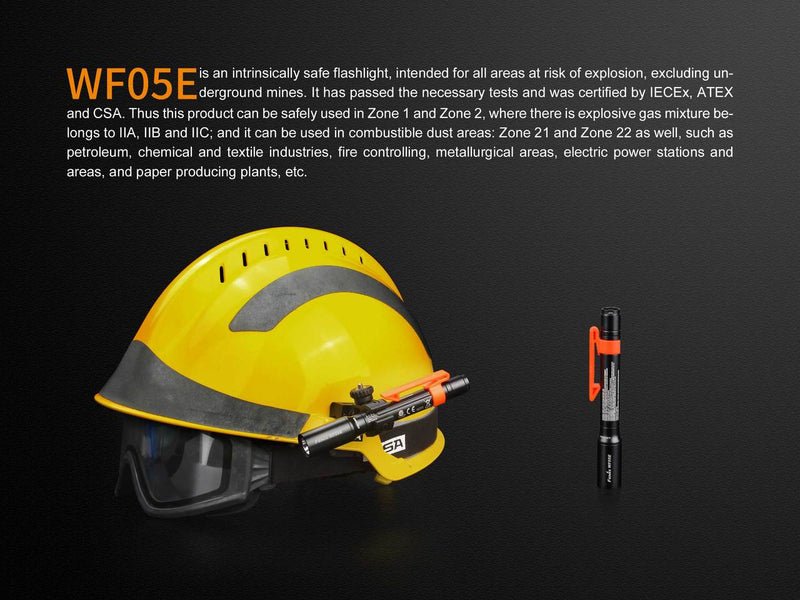 Load image into Gallery viewer, Fenix WF05E Intrinsically Safe Flashlight