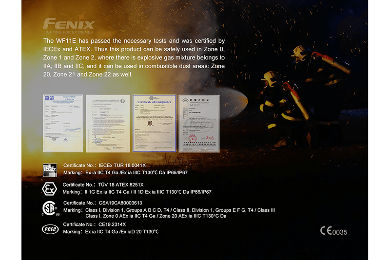 Load image into Gallery viewer, Fenix WF11E Intrinsically Safe Flashlight
