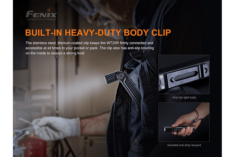 Load image into Gallery viewer, Fenix WT25R Adjustable Head LED Flashlight - 1000 Lumens