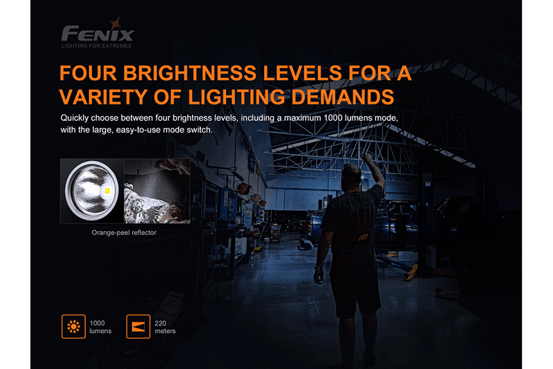 Load image into Gallery viewer, Fenix WT25R Adjustable Head LED Flashlight - 1000 Lumens