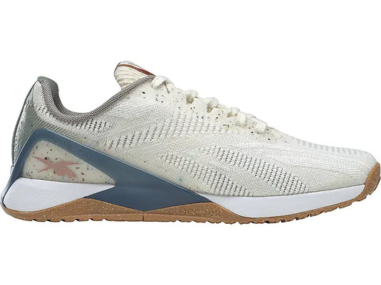Women's Reebok Nano X1 Vegan, Classic White/Harmony Green/Brave Blue, 9.5 B Medium - Skoutley Outdoors LLC