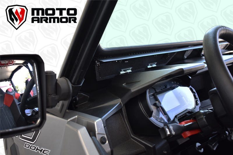 Load image into Gallery viewer, Vented Full Glass Windshield for Polaris General Black