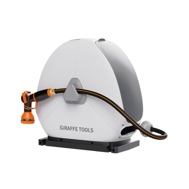 Load image into Gallery viewer, Ground-Mounted Retractable Hose Reel 82ft-130ft