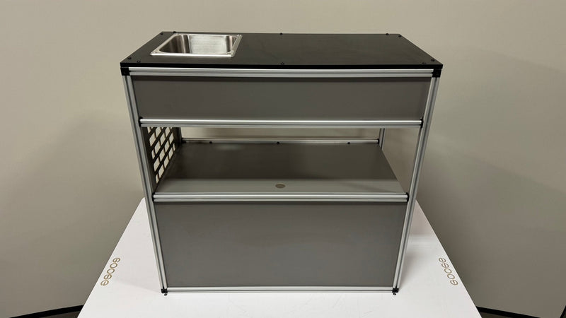 Load image into Gallery viewer, Goose Gear Camper System - Midsize Truck 6Ft Bed - Passenger Side Front Sink and Storage Utility Module