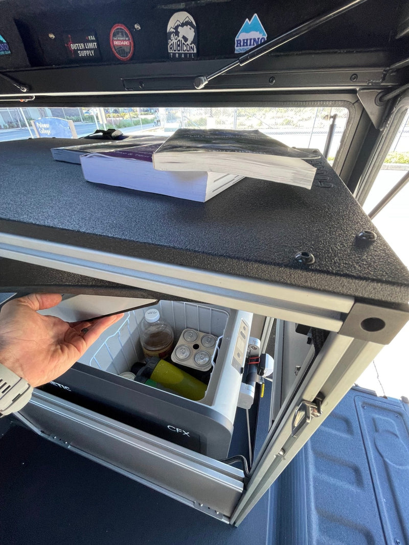 Load image into Gallery viewer, Goose Gear Camper System - Midsize Truck and Full Size Truck - Rear Passenger Side CampKitchen Module
