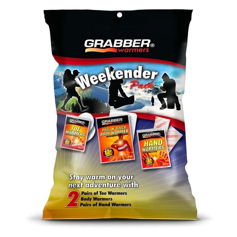 Load image into Gallery viewer, Grabber Warmers Weekender Multi-Warmer Pack, 2 Pair Hand, 2 Pair Toe, 2 Peel N' Stick Body Warmers, 6-Count