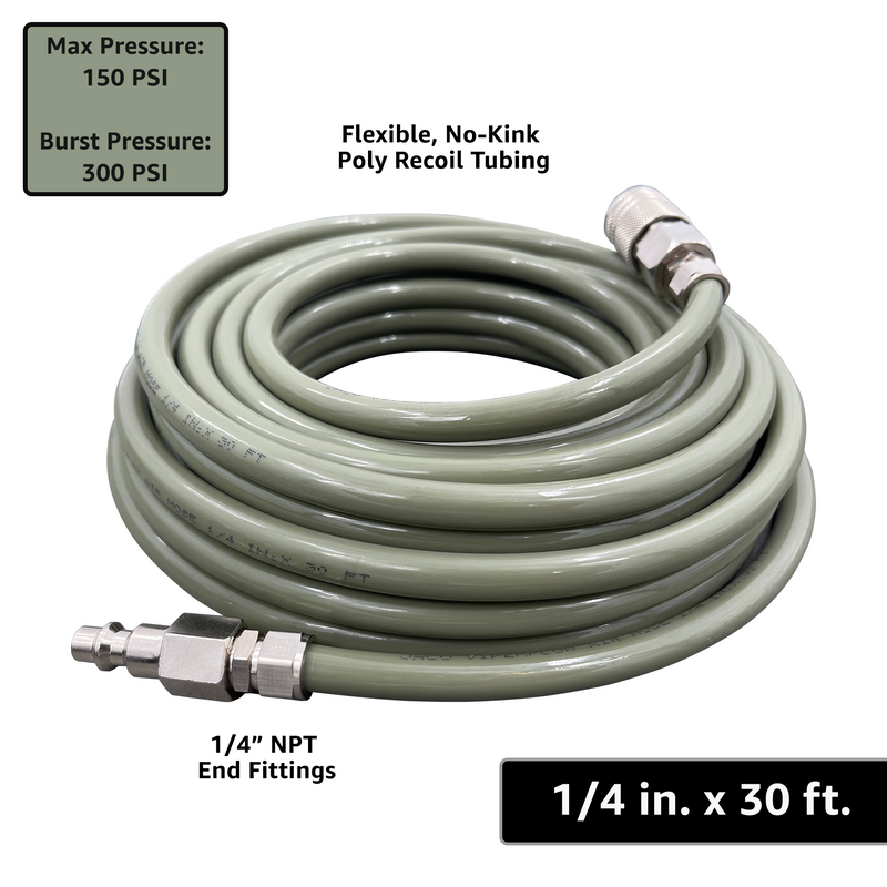 Load image into Gallery viewer, ViperFlow Poly Air Hose Kit - 1/4" x 30 ft.