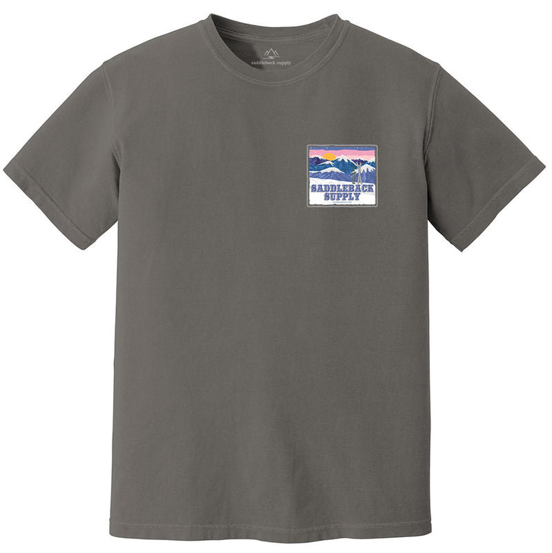 Load image into Gallery viewer, Snowy Peaks Pigment Tee