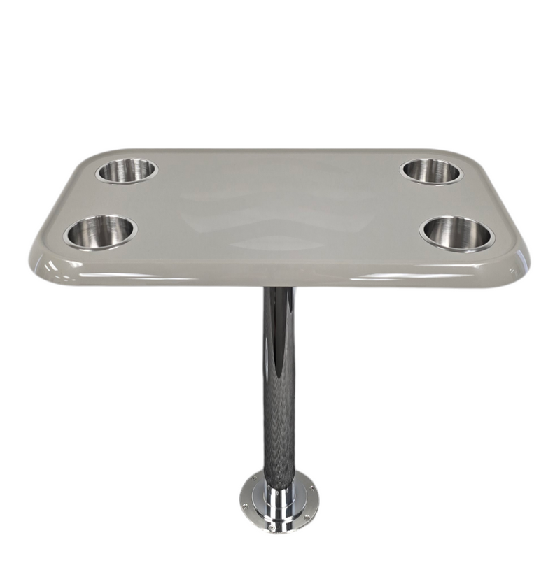 Load image into Gallery viewer, RV Side Tables | RV End Tables - Table Set - 6" Flush Mount Floor Plate / Anti Wobble, Cocktail Design (6 colors)