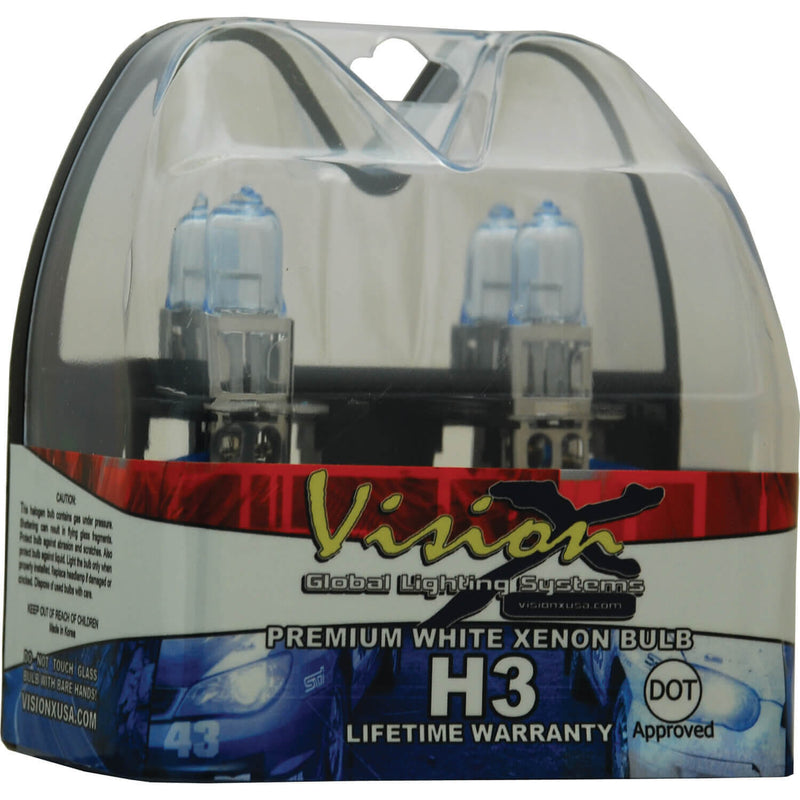 Load image into Gallery viewer, Superwhite Fog Bulb Set H3 66 Watt