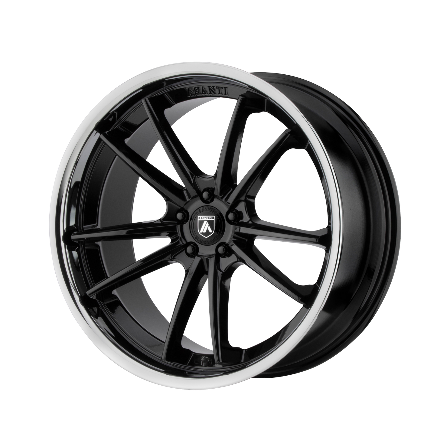 Asanti Black Gloss Black Chrome Lip