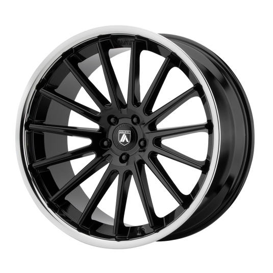 Asanti Black Gloss Black Chrome Lip