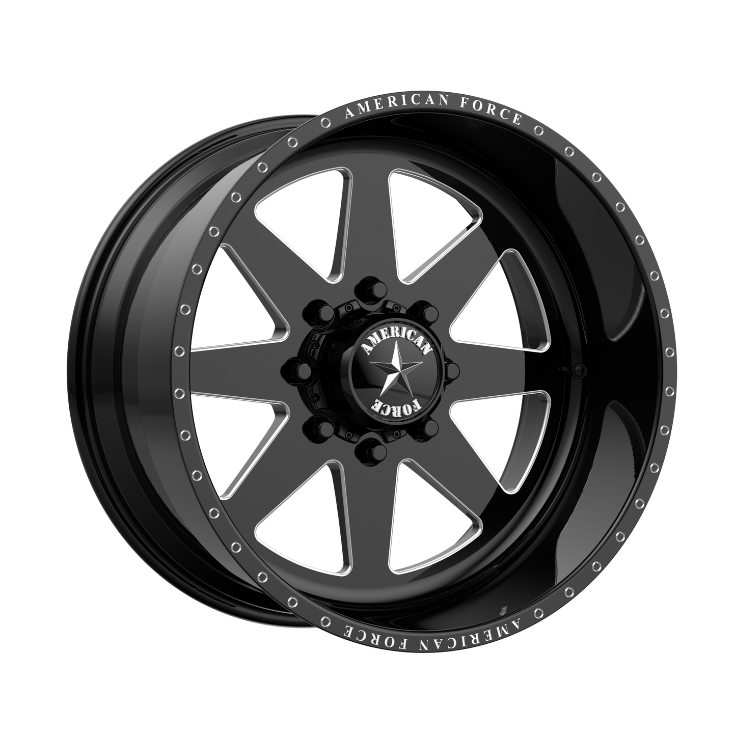 American Racing Gloss Black Machined