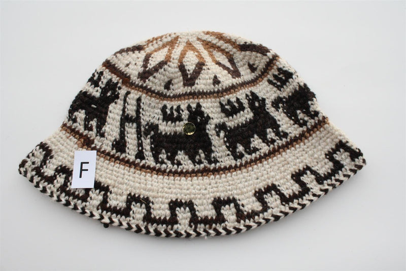 Load image into Gallery viewer, Hand Crochet Roll Up Rustic Alpaca Hat