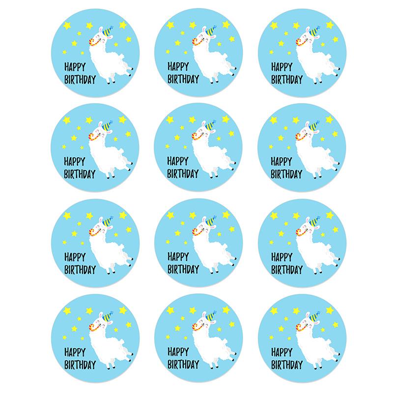 Load image into Gallery viewer, Happy Alpaca Birthday Stickers