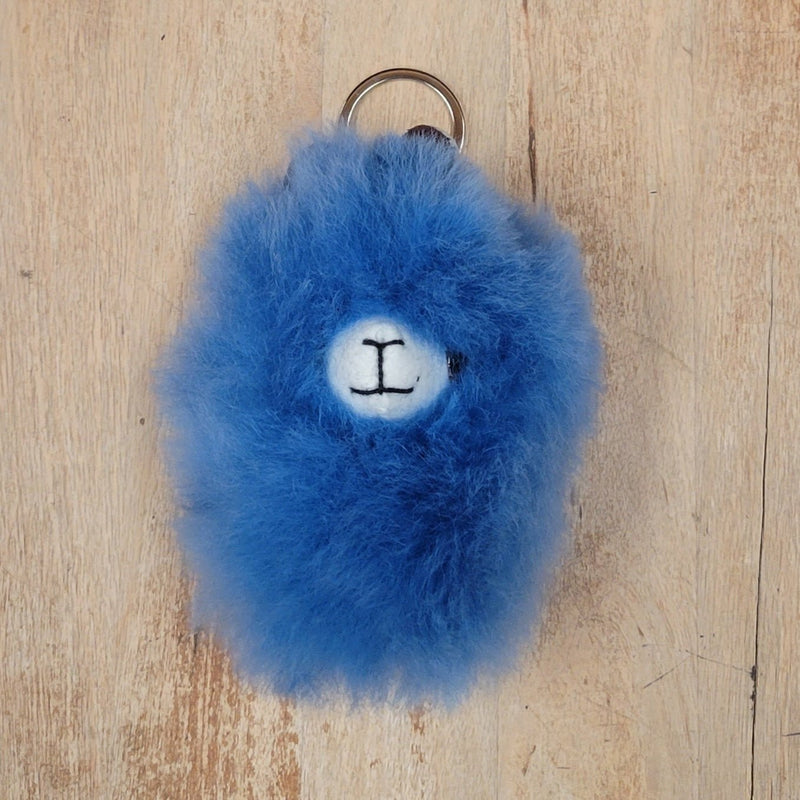 Load image into Gallery viewer, Happy Alpaca Face Keychain