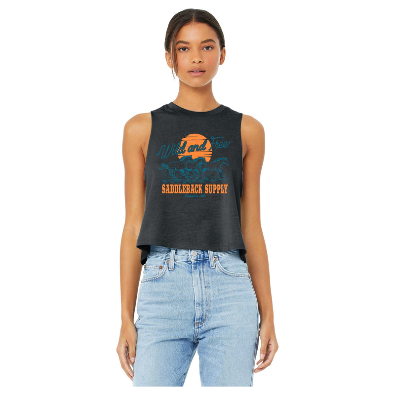 Load image into Gallery viewer, Wild and Free Crop Top