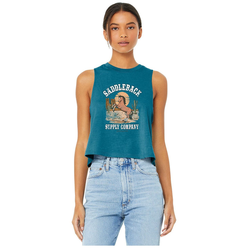 Load image into Gallery viewer, Horse with No Name Crop Top