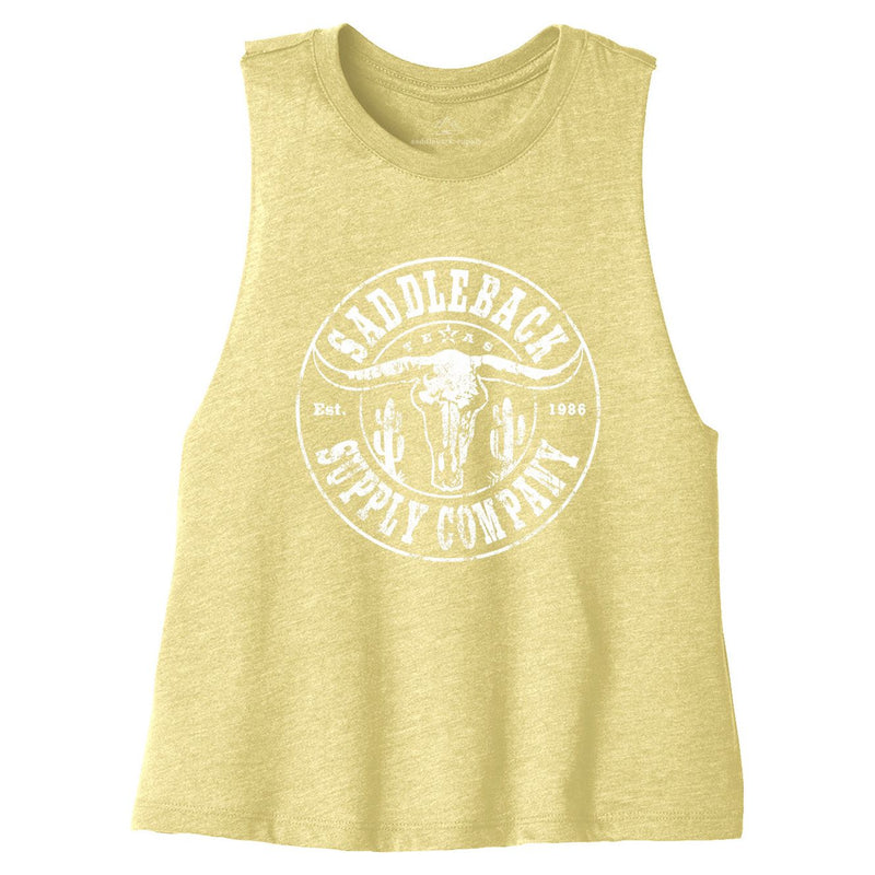 Load image into Gallery viewer, Desert Skull Crop Top
