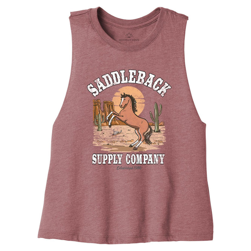Load image into Gallery viewer, Horse with No Name Crop Top