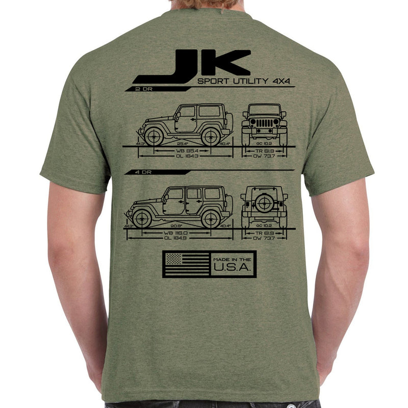 Load image into Gallery viewer, JK Blueprint T-Shirt