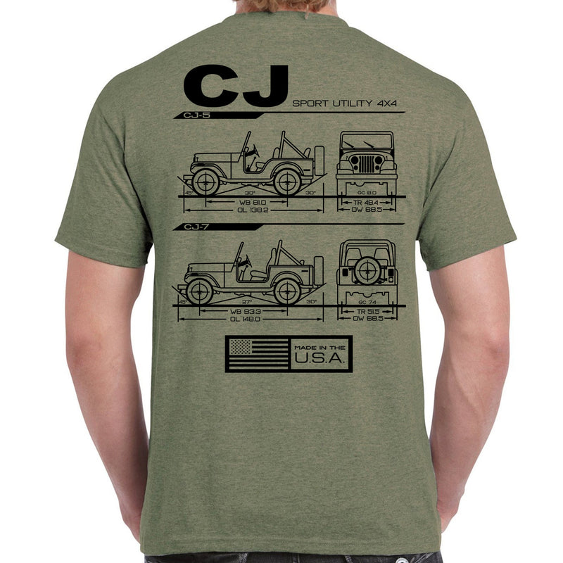 Load image into Gallery viewer, CJ Blueprint T-Shirt
