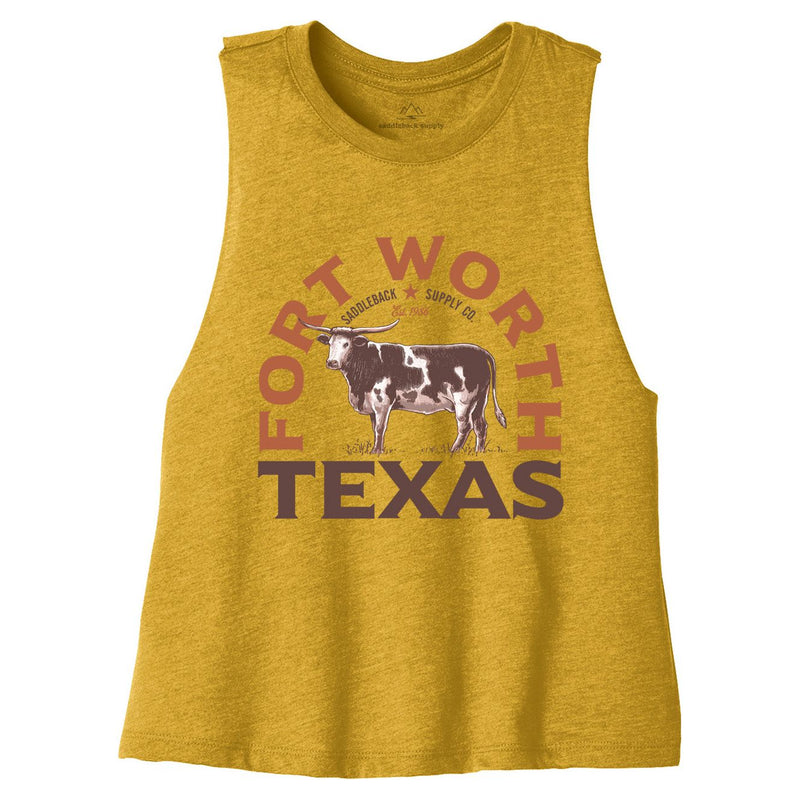 Load image into Gallery viewer, Texas Longhorn Crop Top