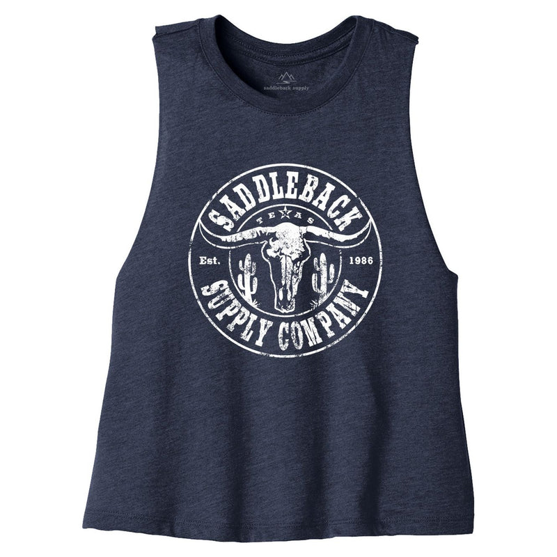 Load image into Gallery viewer, Desert Skull Crop Top