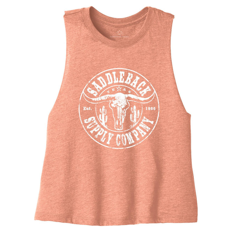 Load image into Gallery viewer, Desert Skull Crop Top