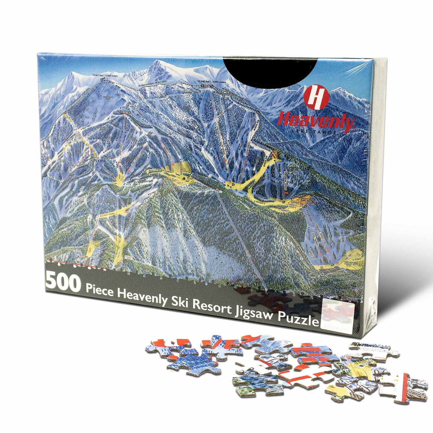 Heavenly Ski Resort Jigsaw Puzzle – 500 Pieces