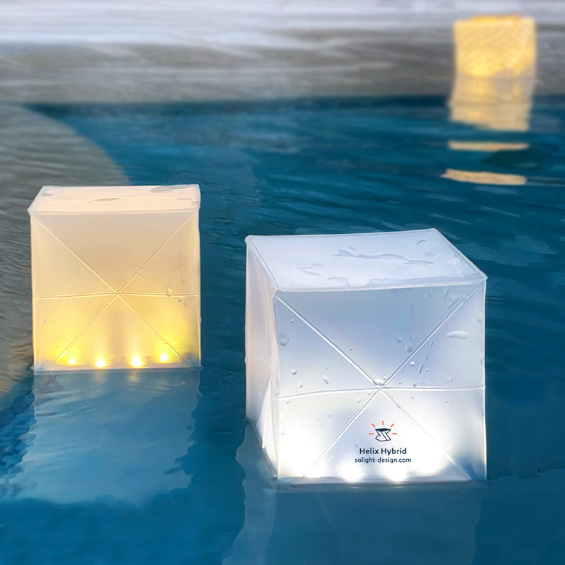 Load image into Gallery viewer, Helix Hybrid – Warm and Bright – Collapsible Solar Light