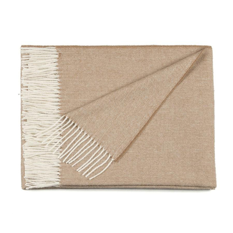 Load image into Gallery viewer, Herringbone Alpaca Throw