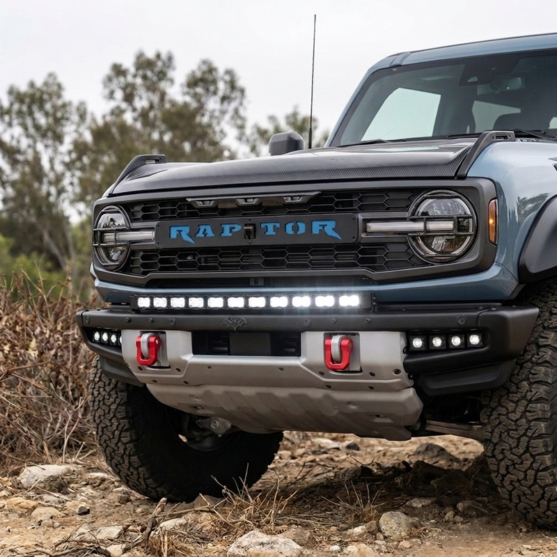 Load image into Gallery viewer, 2021+ Ford Bronco Modular Bumper 40in Light Bar - PRO